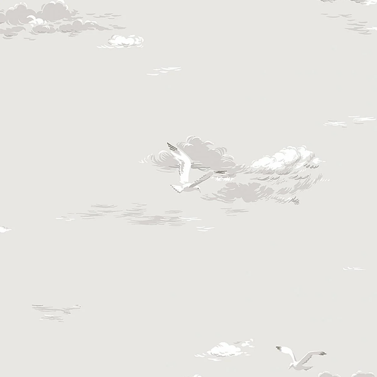 Schumacher Seagulls Grey Wallpaper - Image 2