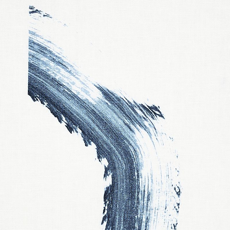 Schumacher Sepiessa Navy Fabric - Image 5