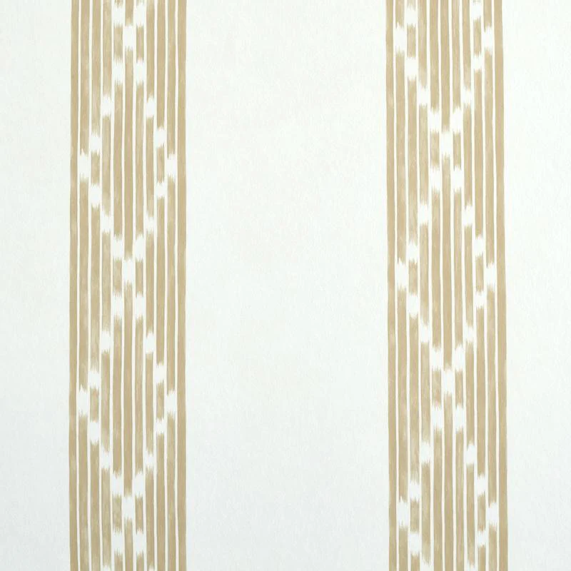 Schumacher Sequoia Stripe Camel Wallpaper - Image 2