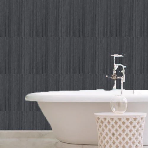 Schumacher Shirt Stripe Grey Wallpaper - Image 4