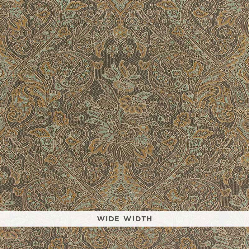 Schumacher Sinclair Paisley Java Wallpaper - Image 2