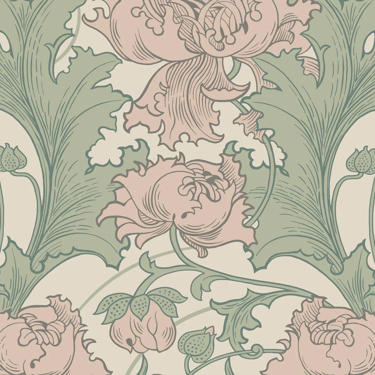 Schumacher Siri Leaf Wallpaper