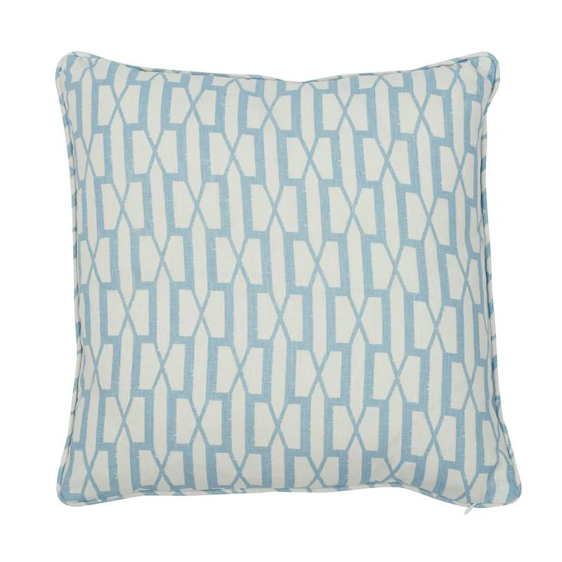 Schumacher Sky 18" X 18" Belvedere Pillow