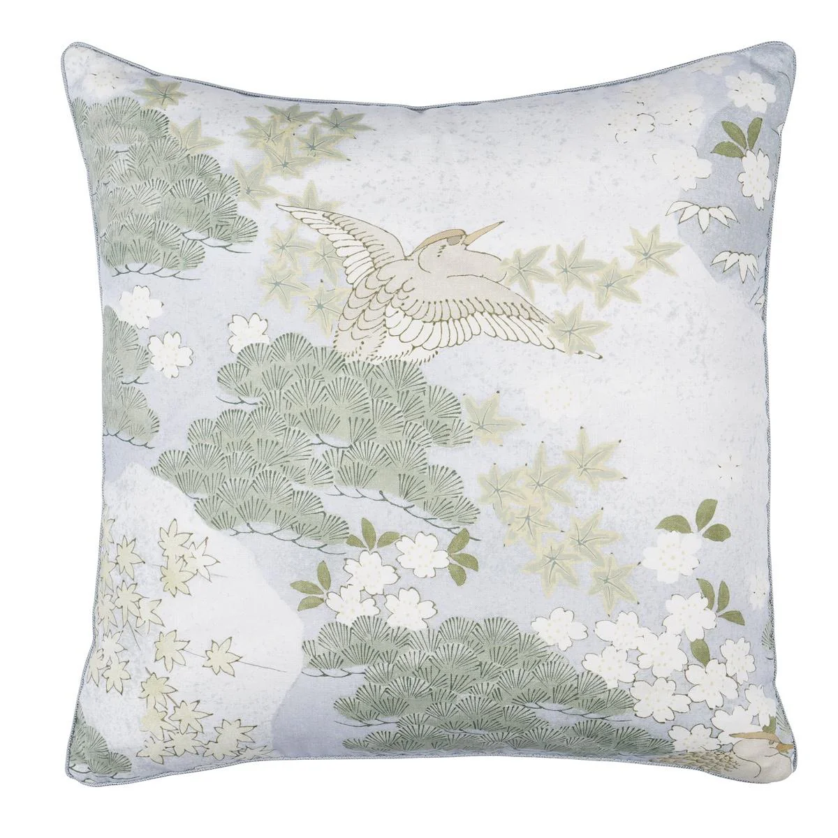 Schumacher Sky 18" X 18" Golden Hills Pillow - Image 3