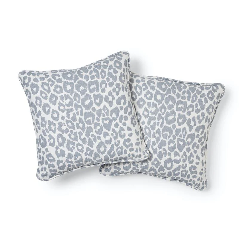Schumacher Sky 20" X 20" Iconic Leopard Pillow - Image 2