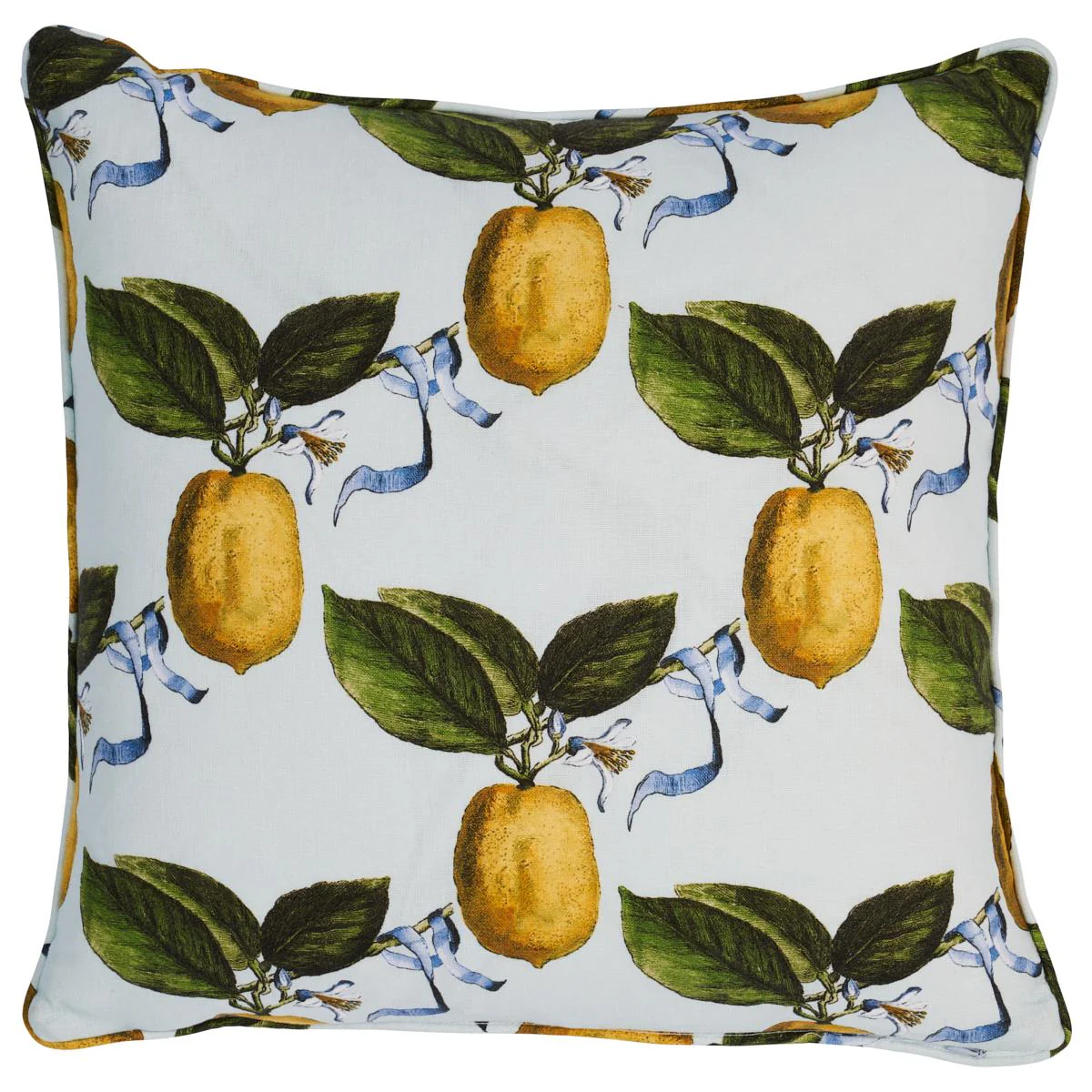 Schumacher Sky 20" X 20" Le Citron Pillow - Image 2
