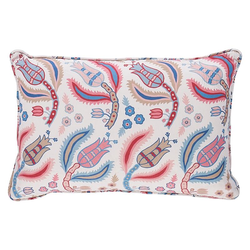 Schumacher Sky & Rose 18" X 12" Malabar Vine Pillow