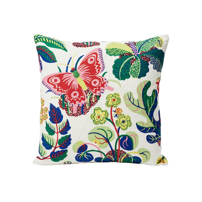 Schumacher Spring 18" X 18" Exotic Butterfly Pillow