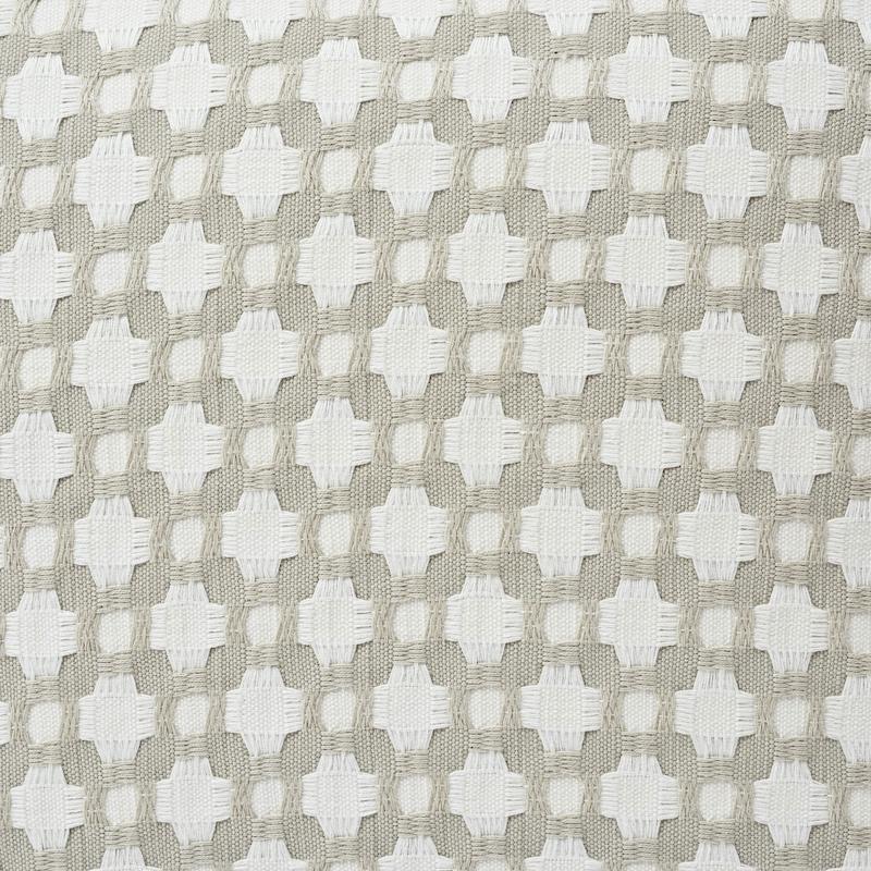Schumacher Stone/White 18" X 18" Betwixt Pillow - Image 3