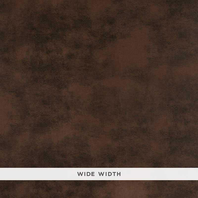 Schumacher Sueded Leather Cordovan Wallpaper - Image 2