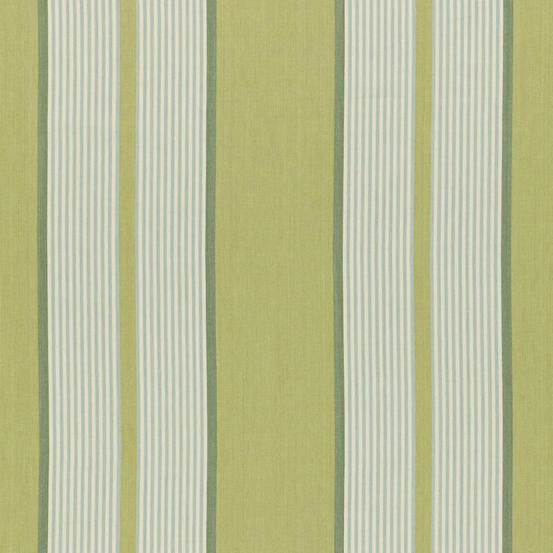 Schumacher Summerside Stripe Pear Fabric