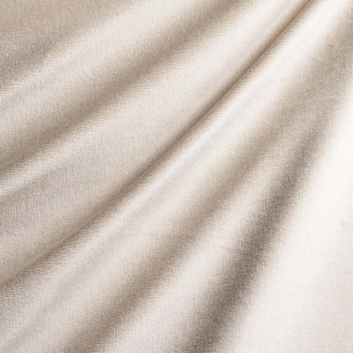 Schumacher Sumptuous Silk Wool Velvet Ivory Fabric - Image 2