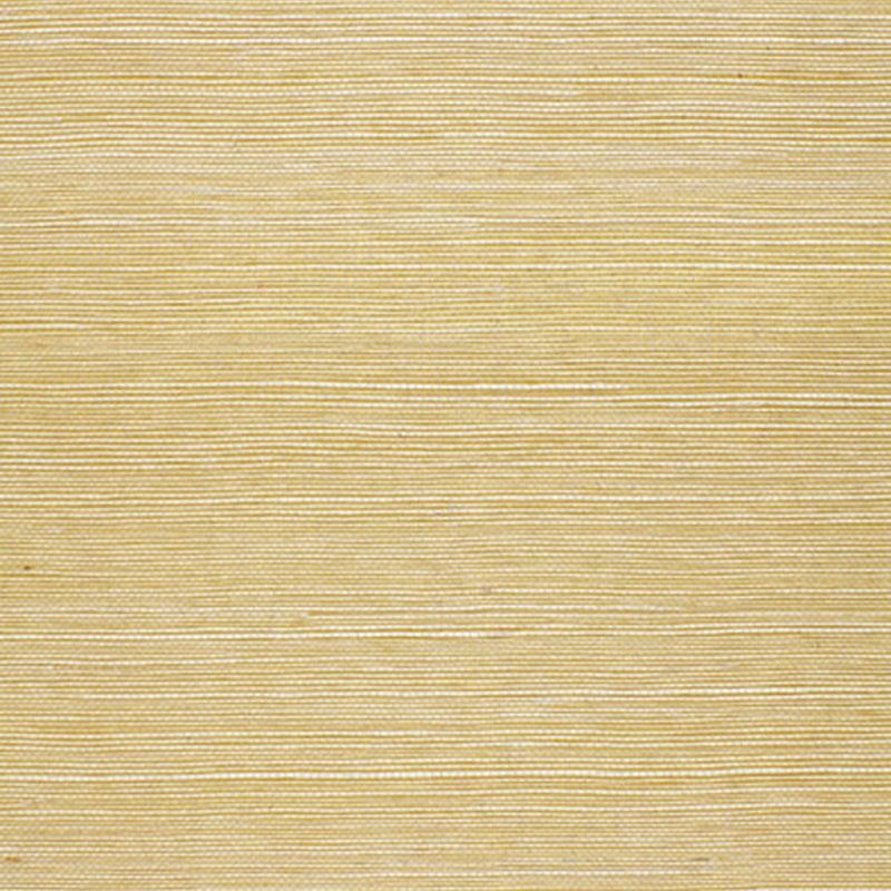 Schumacher Suwon Sisal Gold Wallpaper - Image 2