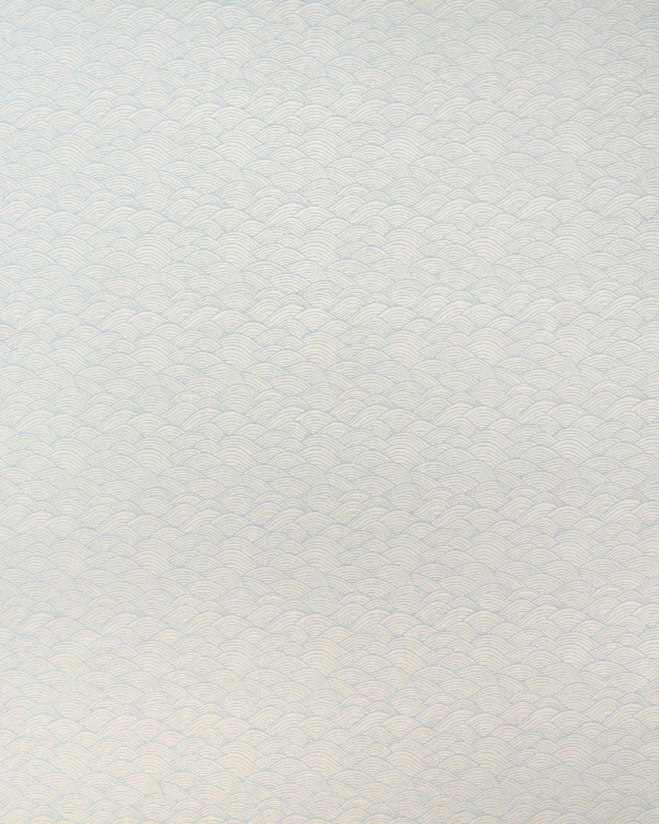 Schumacher Symphony Scallop Sky Fabric - Image 2