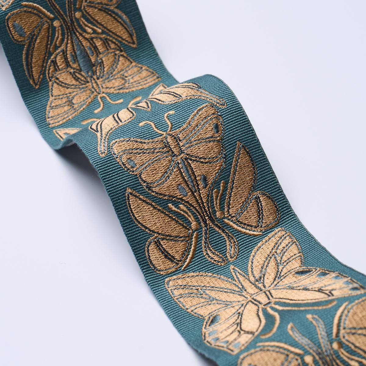 Schumacher Teal & Gold Metamorphosis Tape - Image 4
