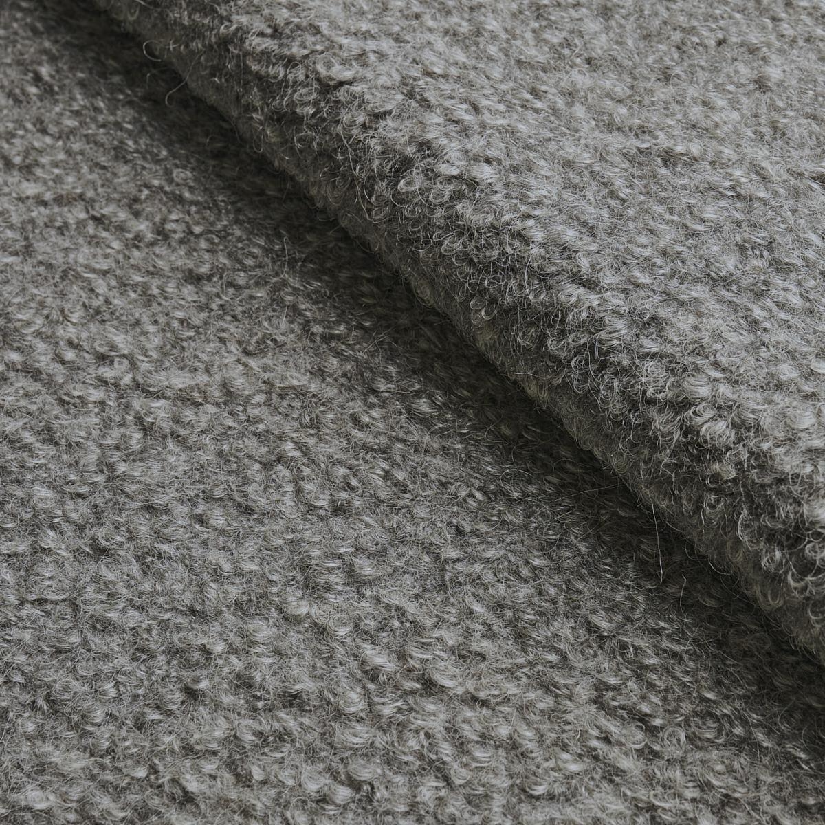 Schumacher Teddy Wool Bouclé Grey Fabric
