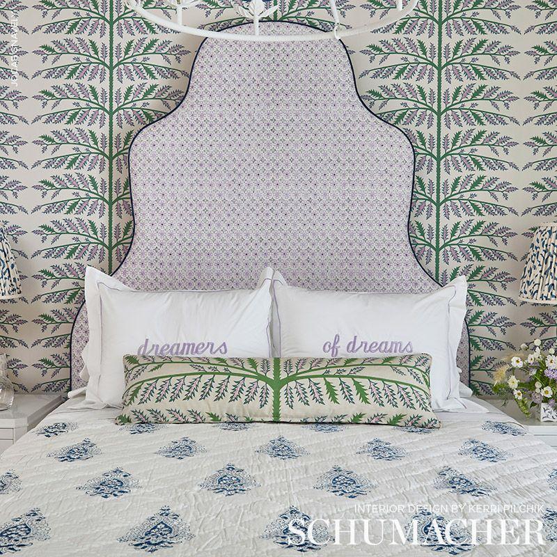 Schumacher Thistle Ivory Wallpaper - Image 6