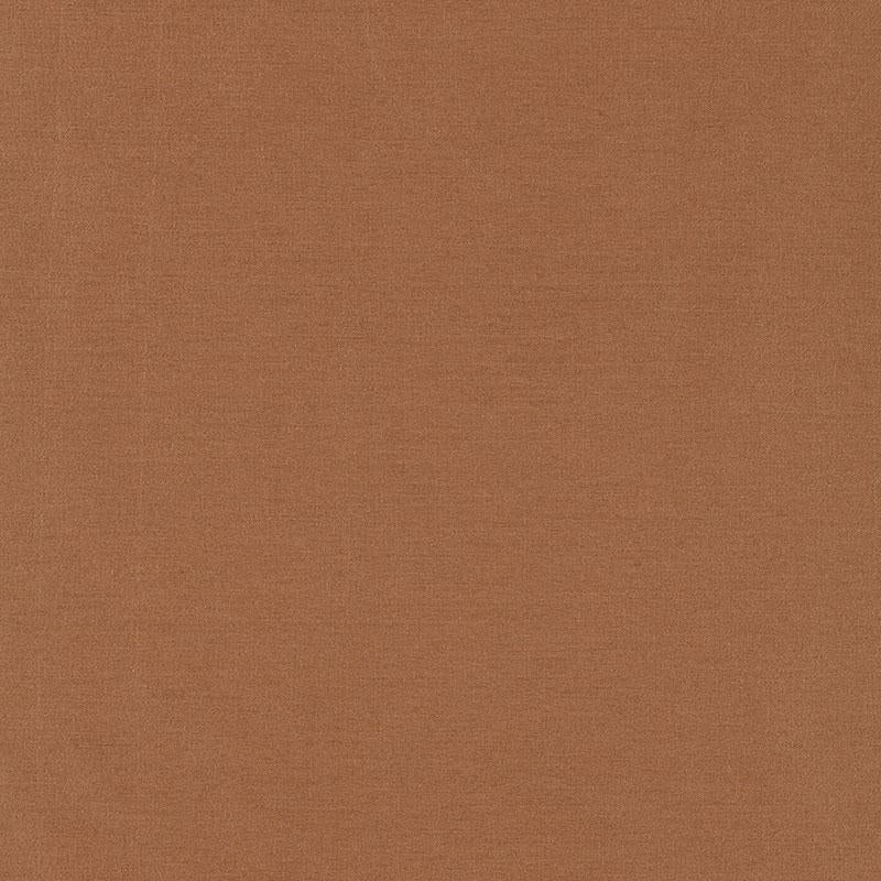 Schumacher Tiepolo Shantung Weave Copper Fabric - Image 2