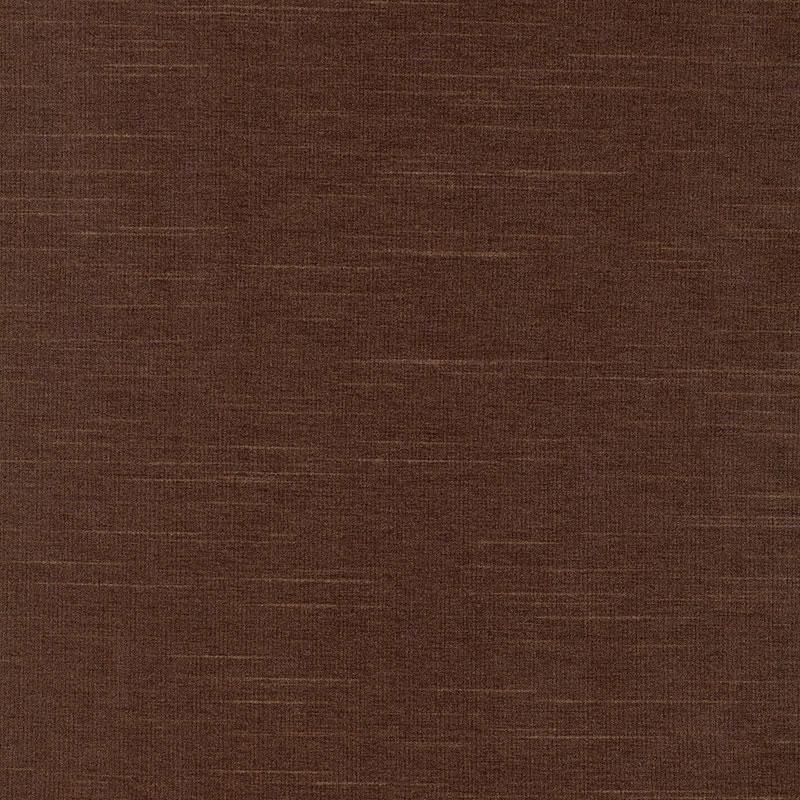 Schumacher Tiepolo Shantung Weave Mocha Fabric - Image 2