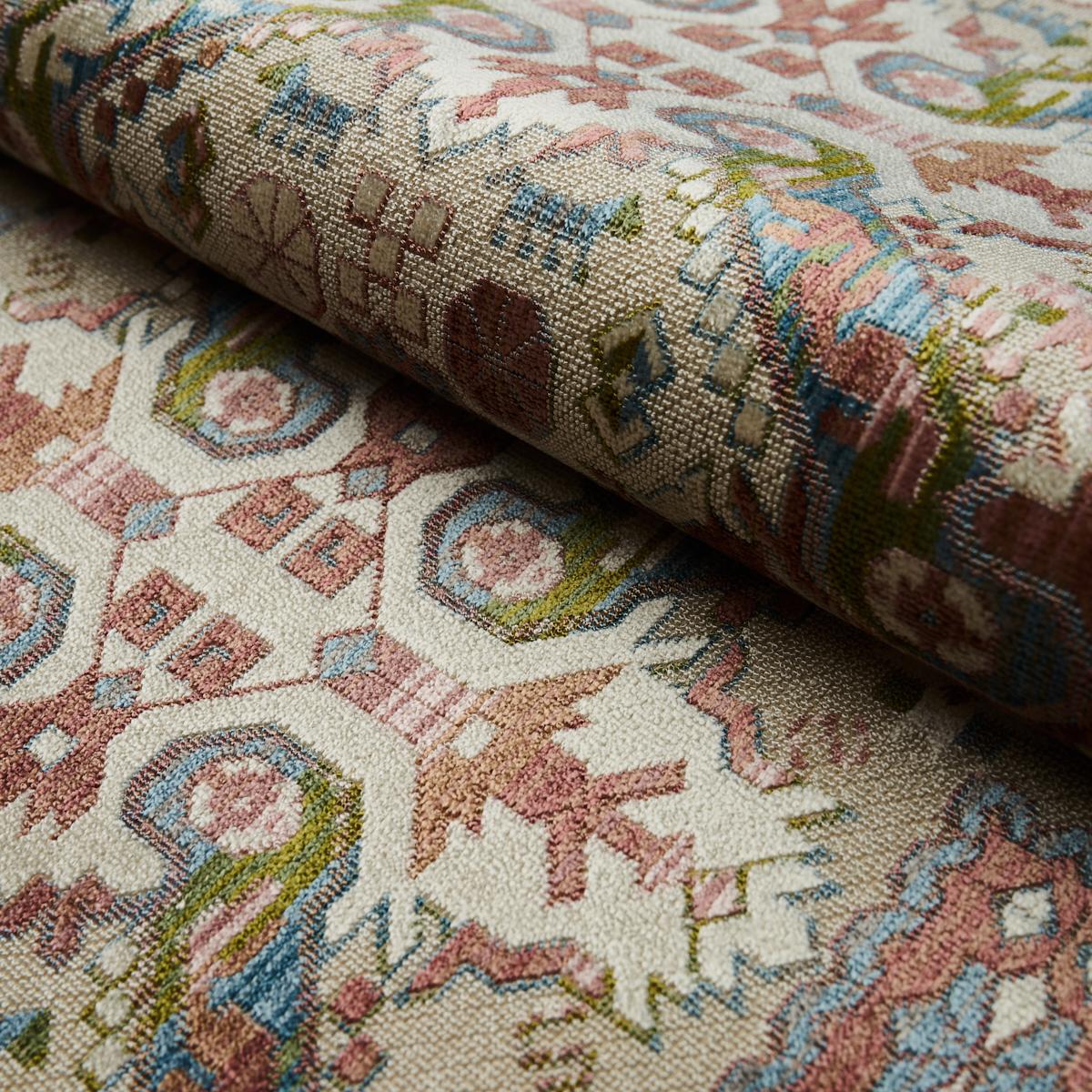 Schumacher Tiraz Velvet Multi Fabric - Image 4