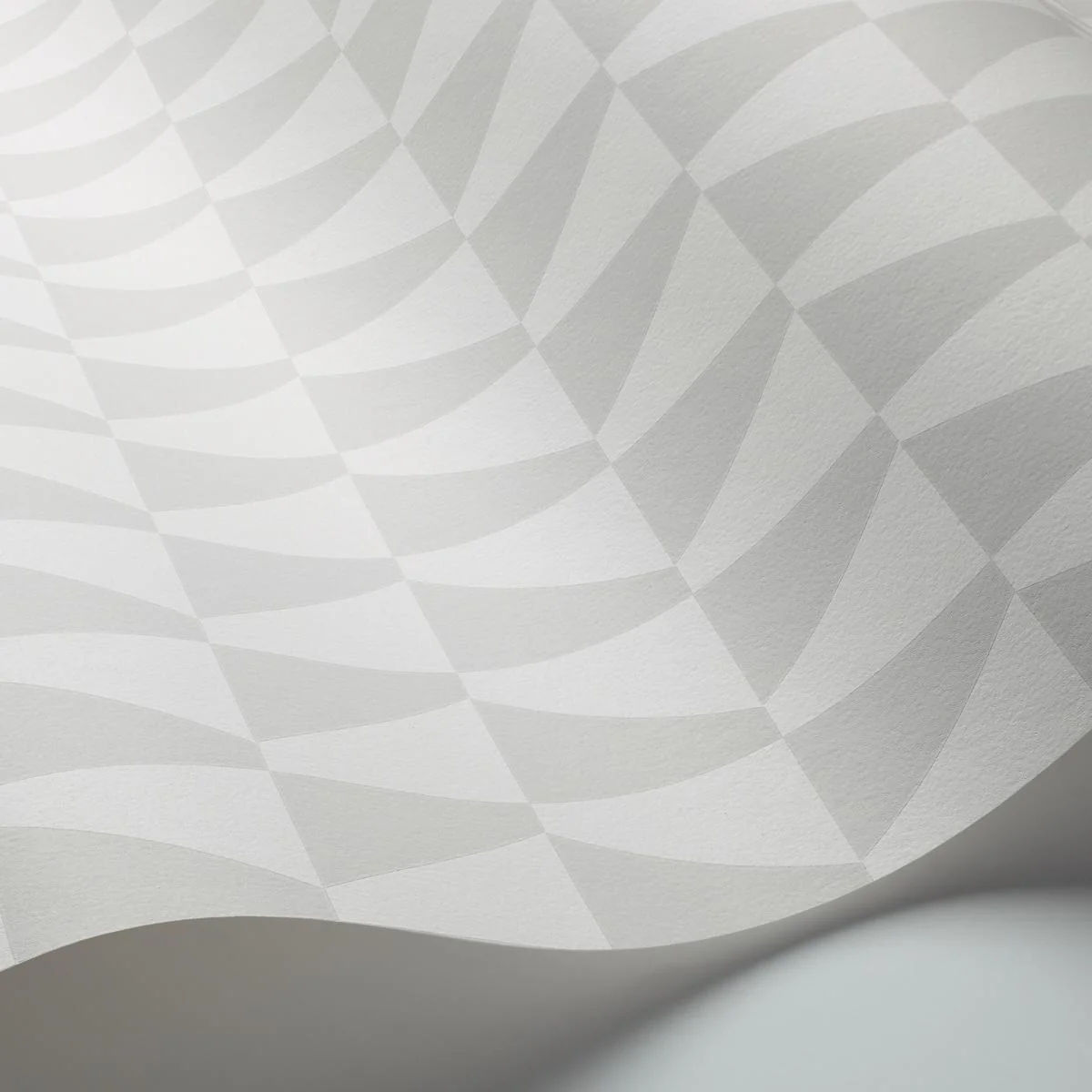 Schumacher Trapez Grey Wallpaper - Image 2