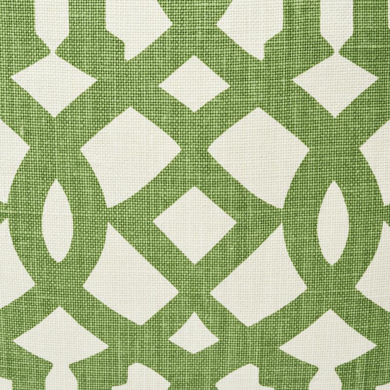 Schumacher Treillage/Ivory 18" X 18" Imperial Trellis Pillow - Image 4