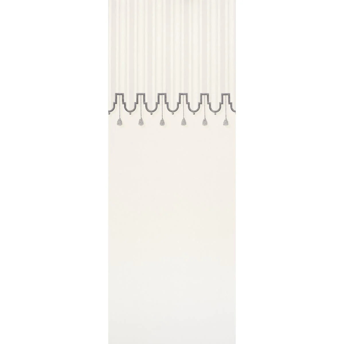 Schumacher Villa Panel Dove Wallpaper