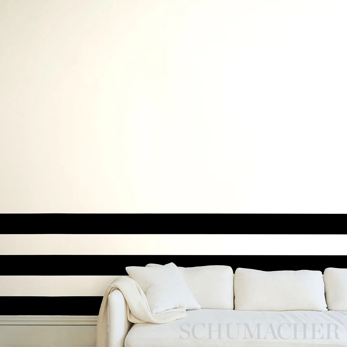 Schumacher Virginia Panel B Black Wallpaper - Image 6
