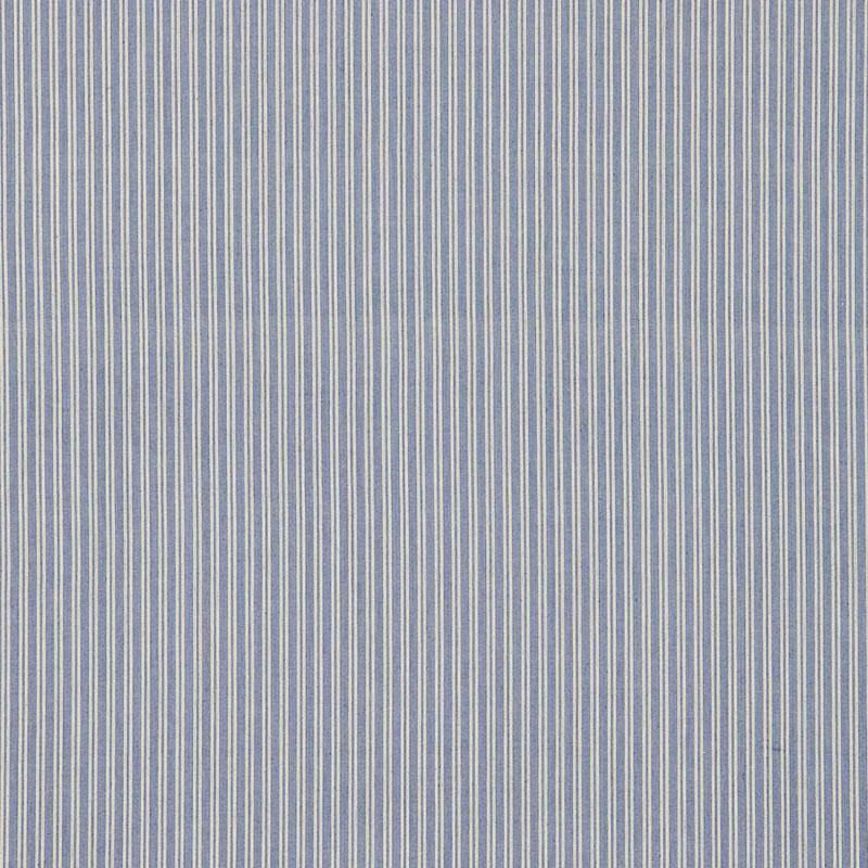 Schumacher Wellfleet Ticking Stripe Pacific Fabric
