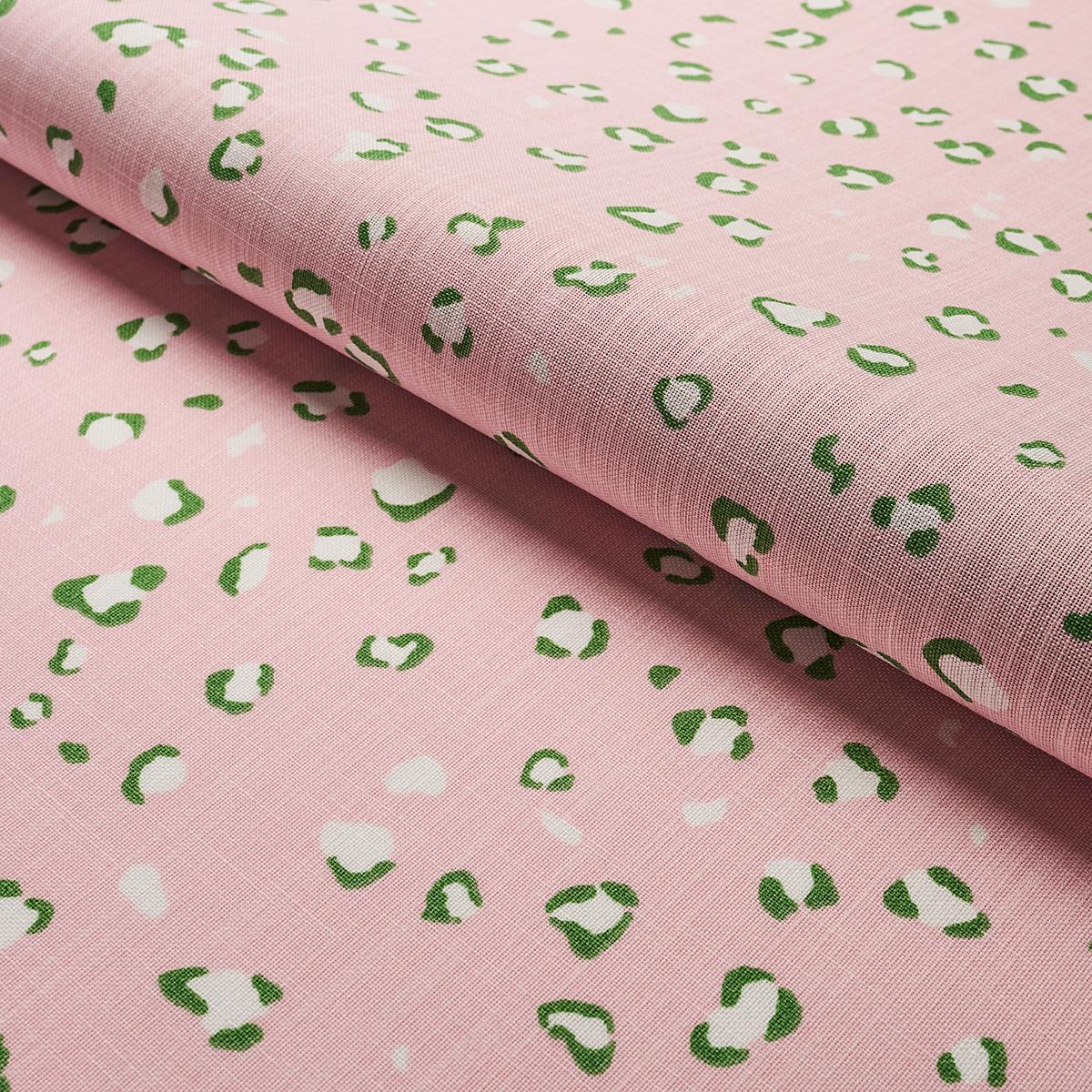 Schumacher Wild At Heart Indoor/ Outdoor Pink Fabric - Image 4