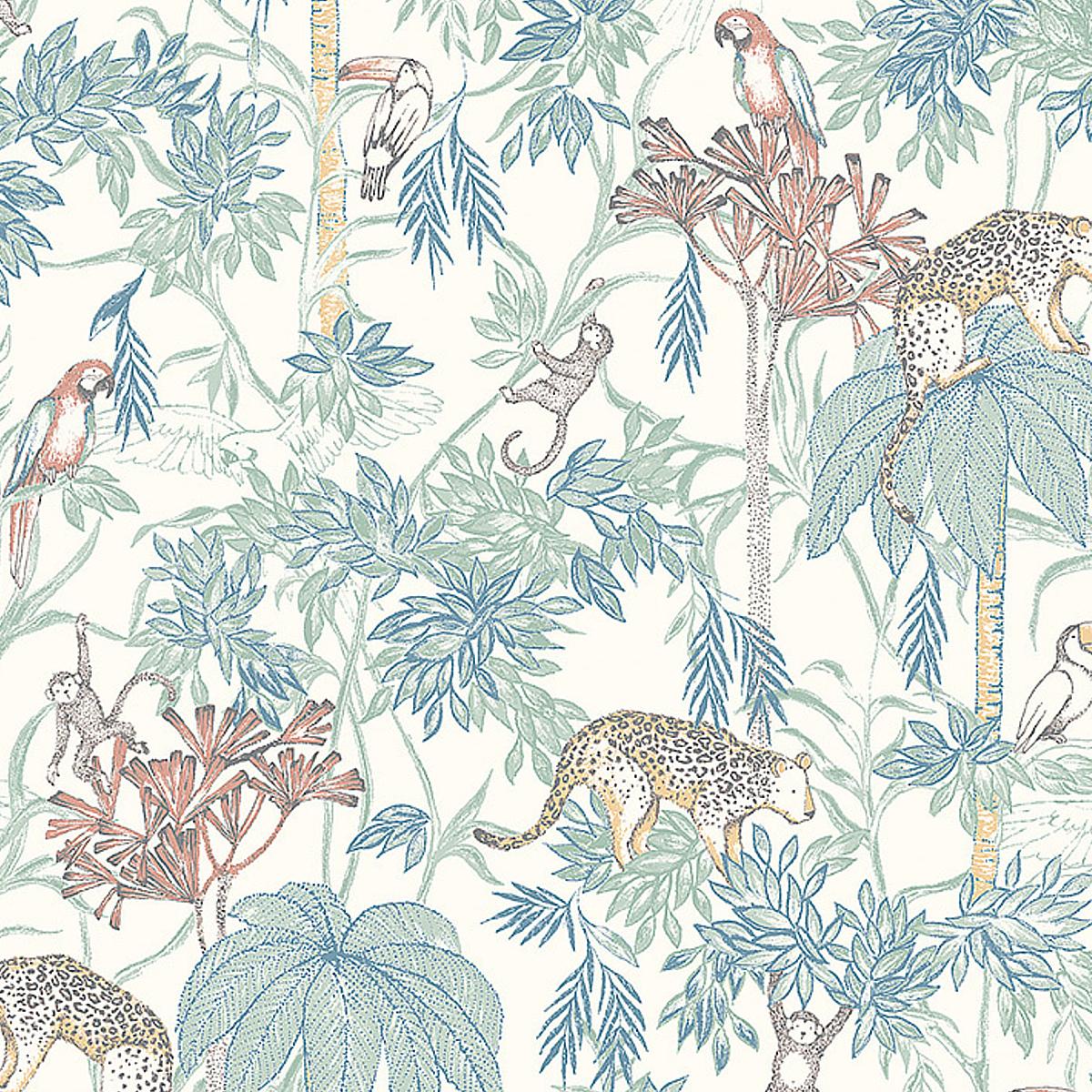 Schumacher Wild Jungle Multi Wallpaper