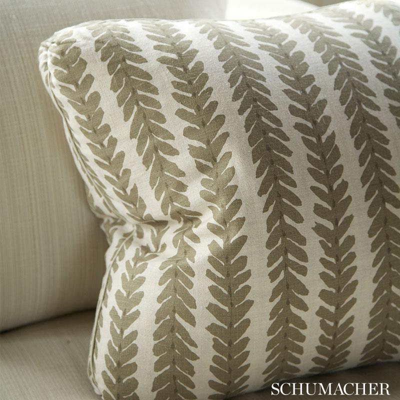 Schumacher Woodperry Blue Fabric - Image 2