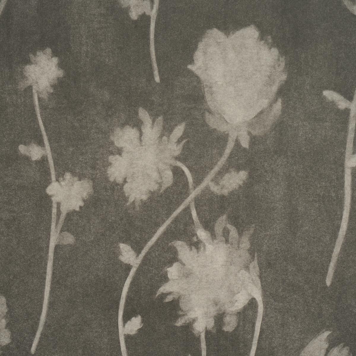 Schumacher X Backdrop Before Midnight Charcoal Wallpaper - Image 3
