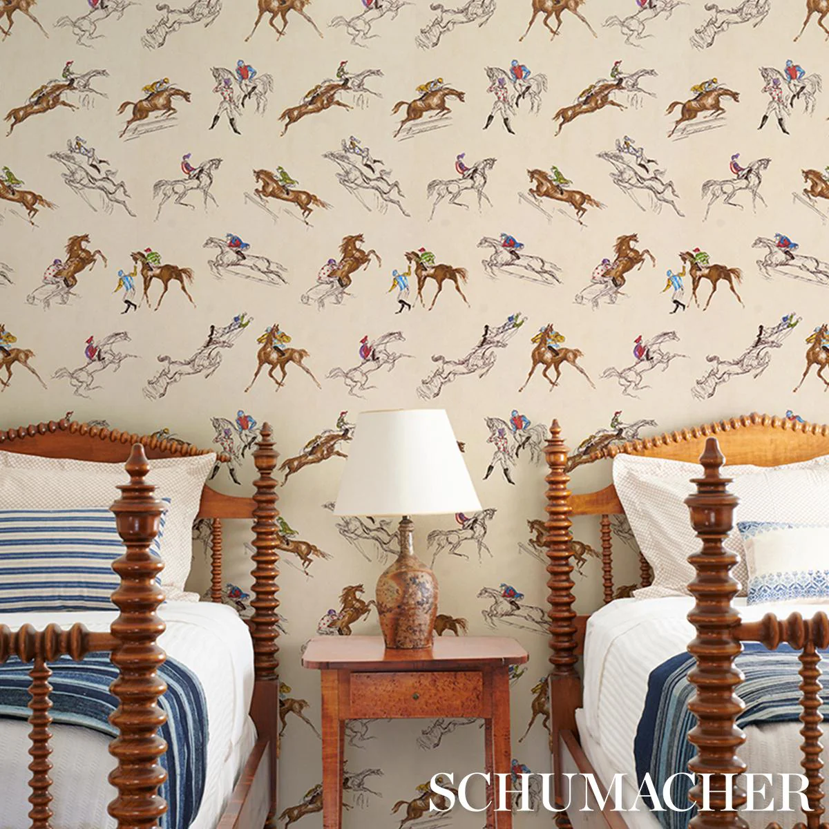 Schumacher X Backdrop Tanbark Multi Multi Wallpaper - Image 5