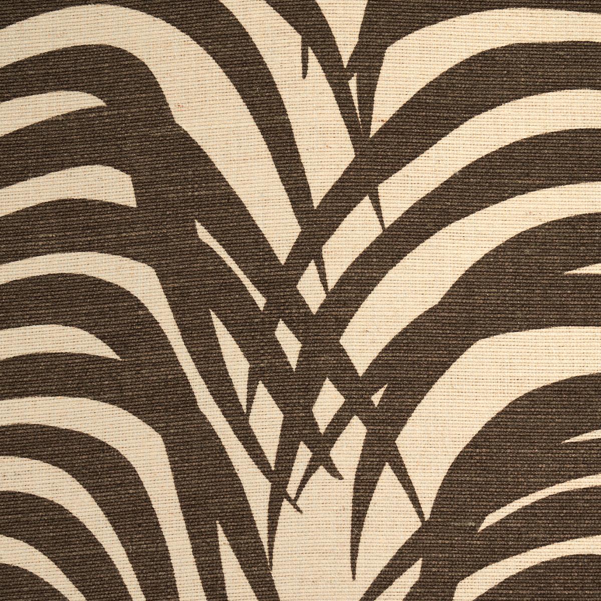 Schumacher Zebra Palm Java Fabric - Image 3