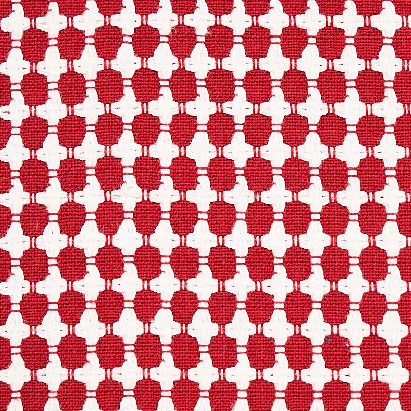 Schumacher Zipster Red Fabric - Image 3