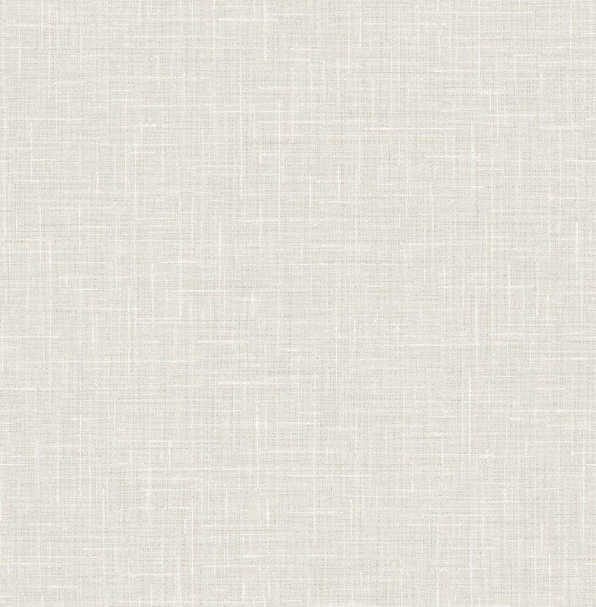 Seabrook Linen Soft Gray Wallpaper - Image 2