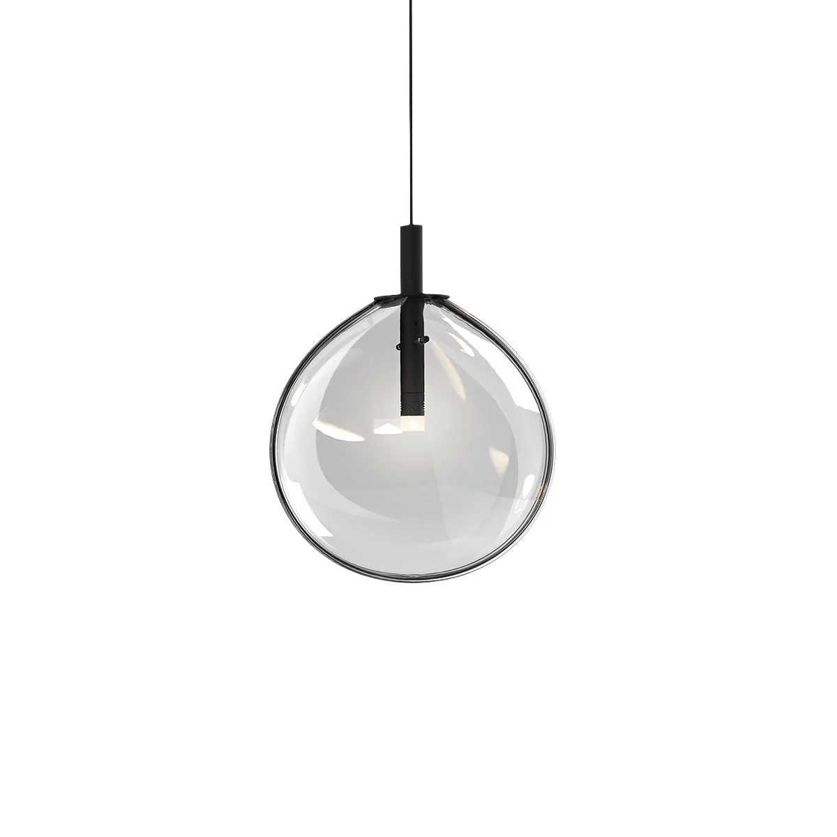 Sonneman Cantina Satin Black 9W X 3L X 11.25H Pendant