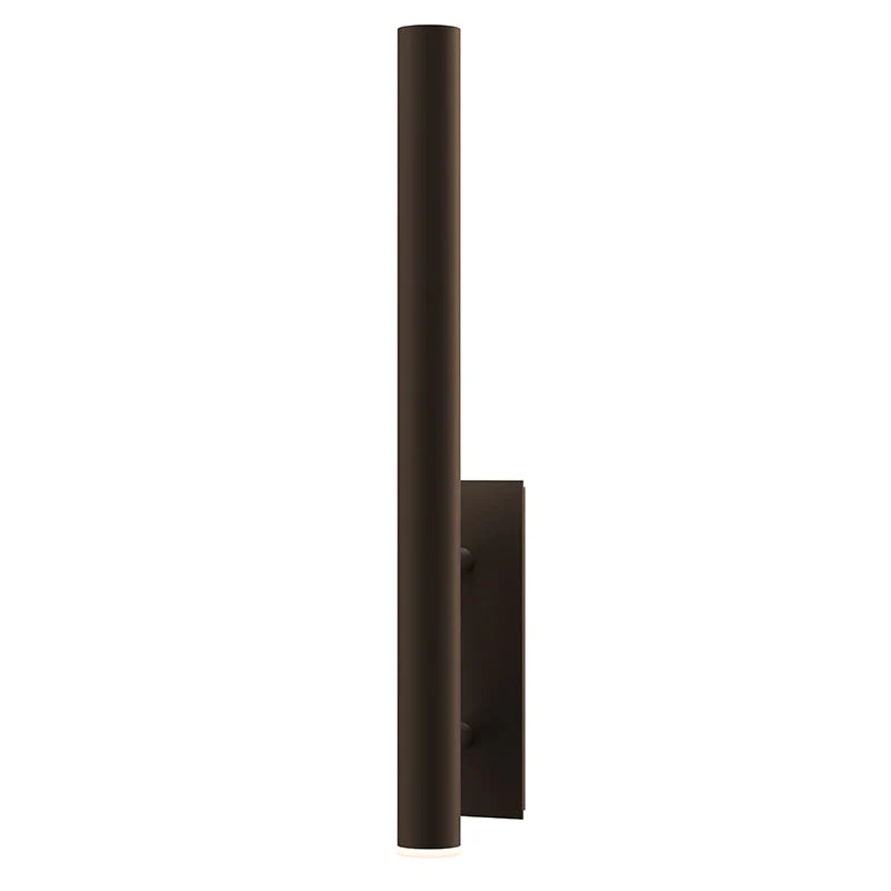 Sonneman Flue Textured Bronze 5W X 30H Wall Sconce