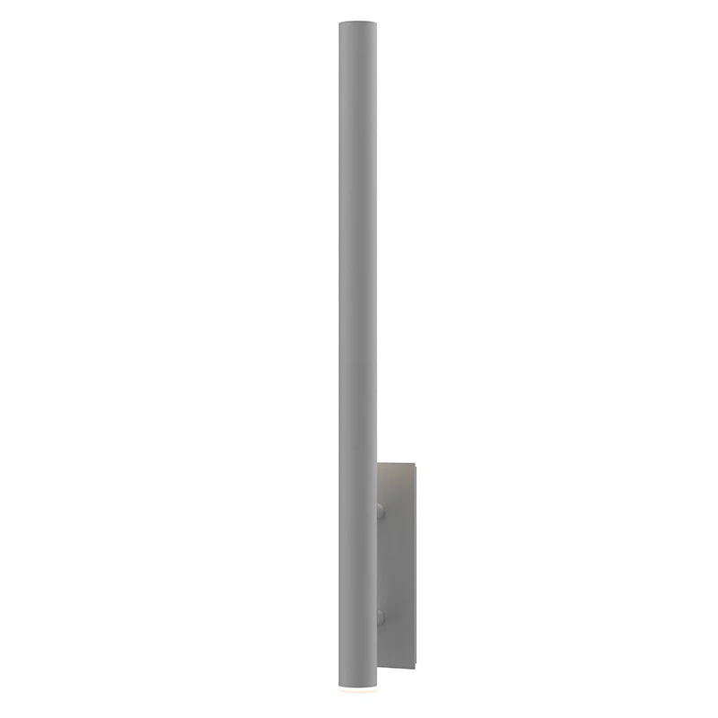 Sonneman Flue Textured Gray 5W X 40H Wall Sconce