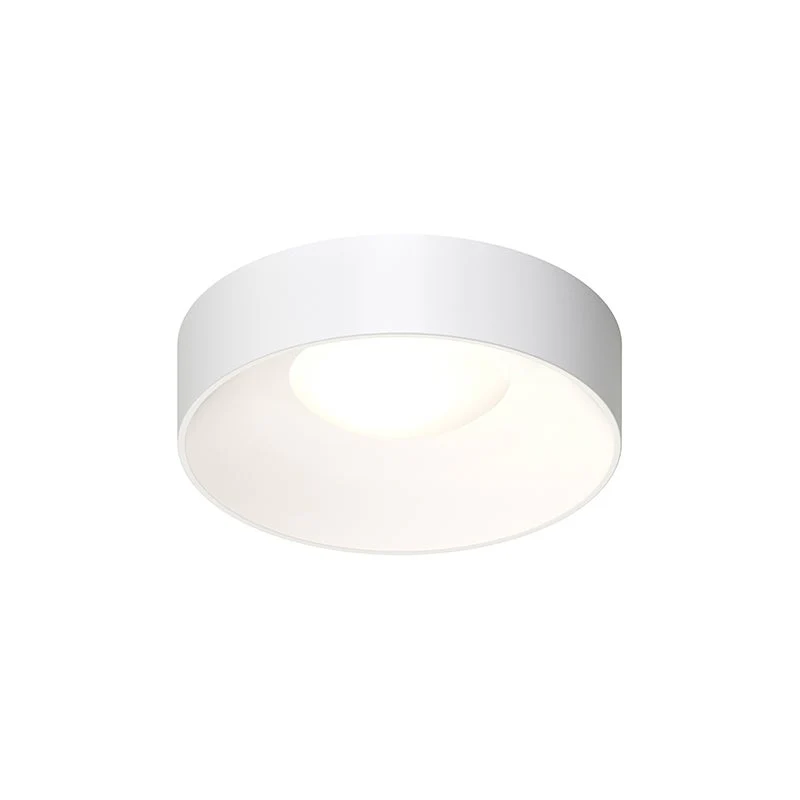 Sonneman Ilios Satin White 14W X 4.5H Semi-Flush Mount