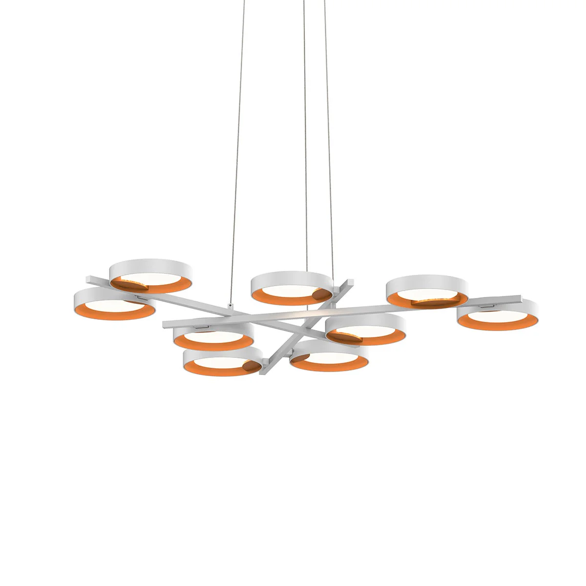 Sonneman Light Guide Ring Satin White 48.25W X 1.5H Pendant