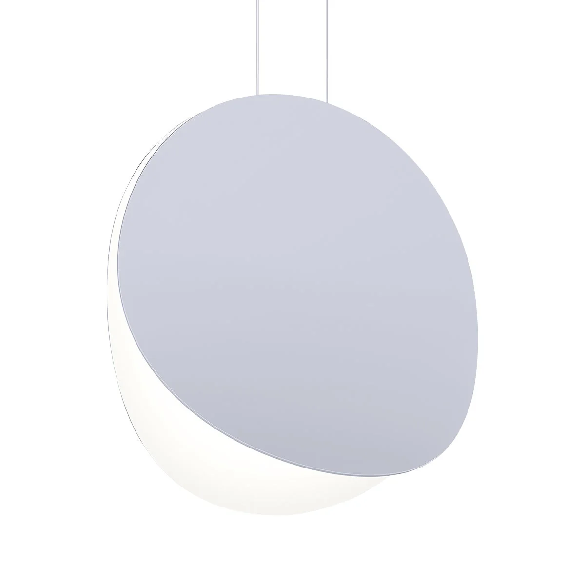 Sonneman Malibu Discs Dove Gray 18W X 7.75L X 18H Pendant