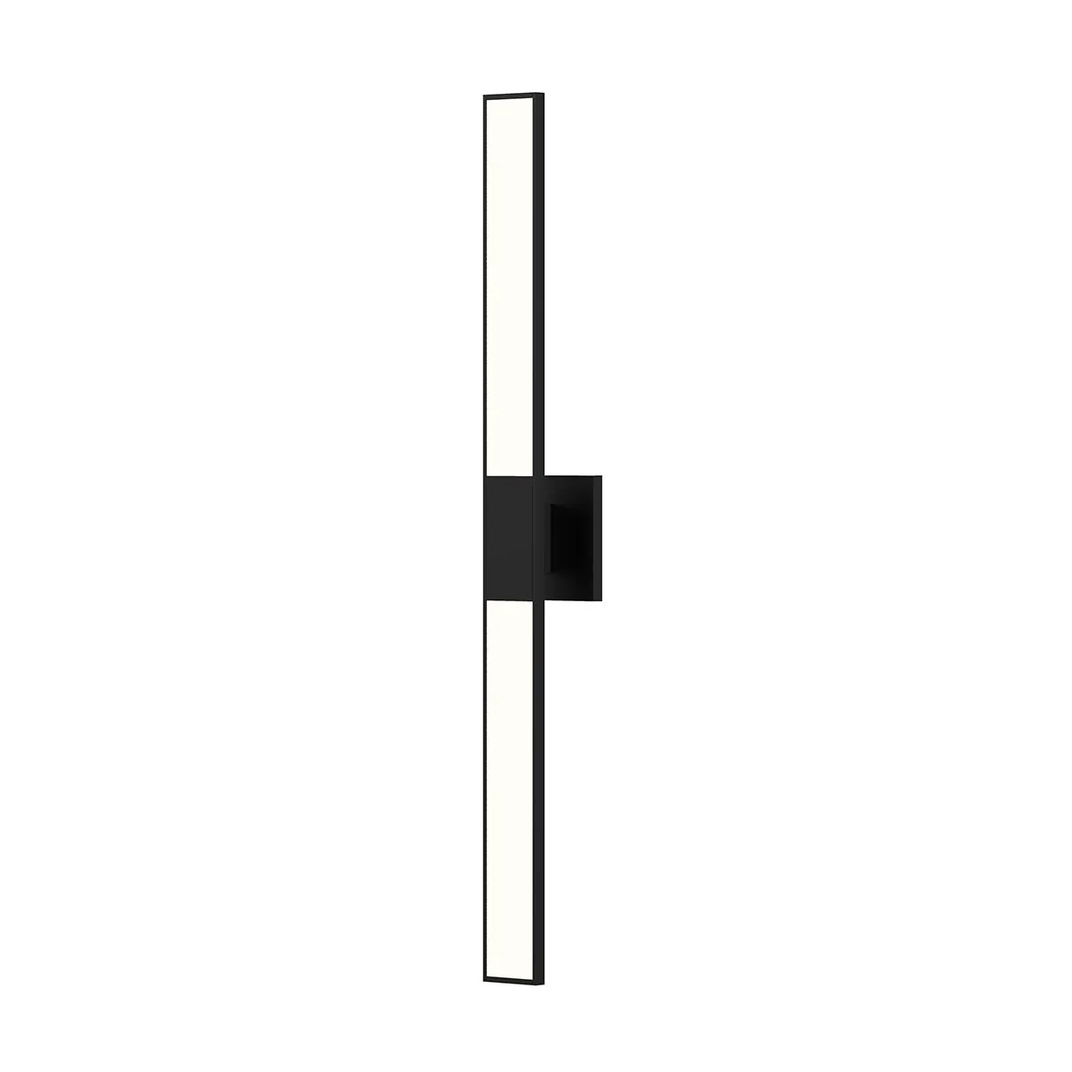 Sonneman Planes Satin Black 2.5W X 32H Wall Sconce