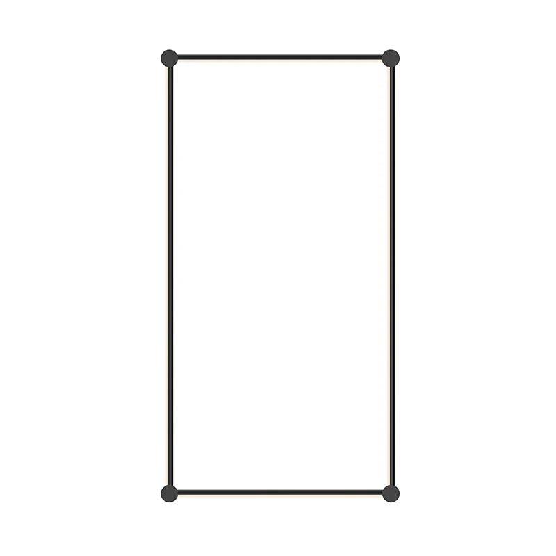 Sonneman Purolinear 360 Satin Black 26.75W X 50.75H Lighting