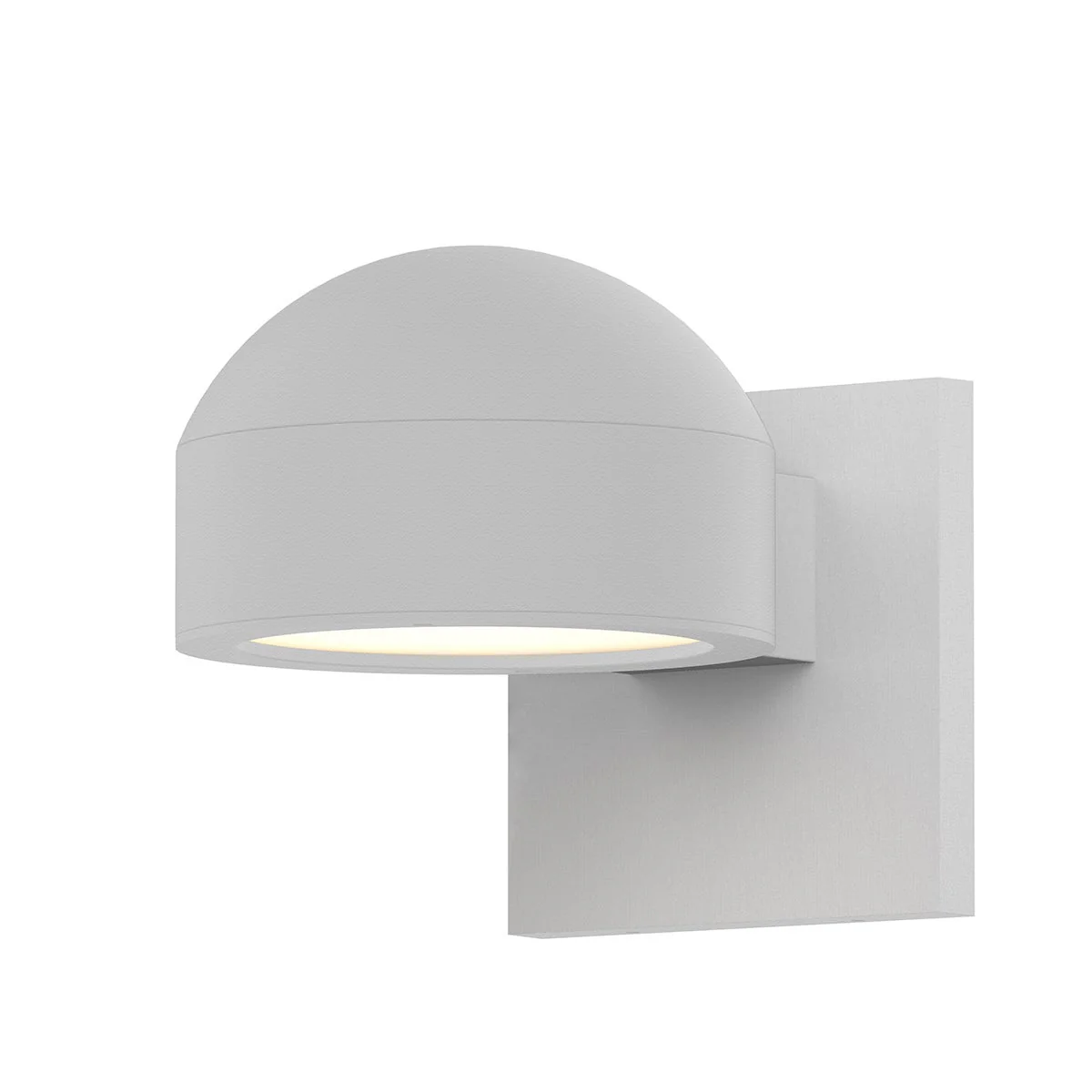 Sonneman Reals Texture White 5W X 3.25H Wall Sconce