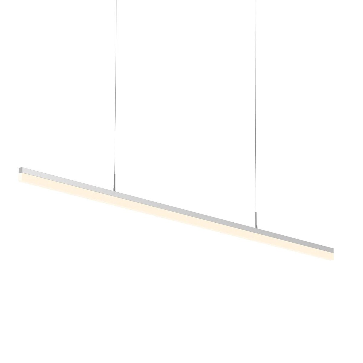 Sonneman Stiletto Bright Satin Aluminum 59.5W X 0.75L X 1.75H Pendant