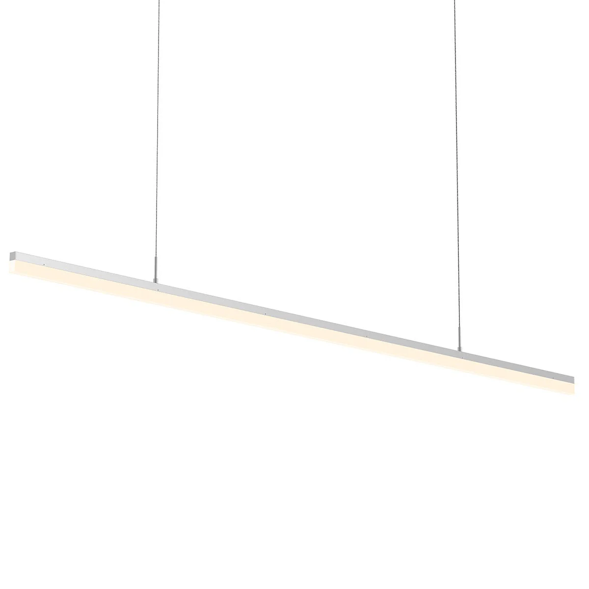 Sonneman Stiletto Bright Satin Aluminum 71.5W X 0.75L X 1.75H Pendant