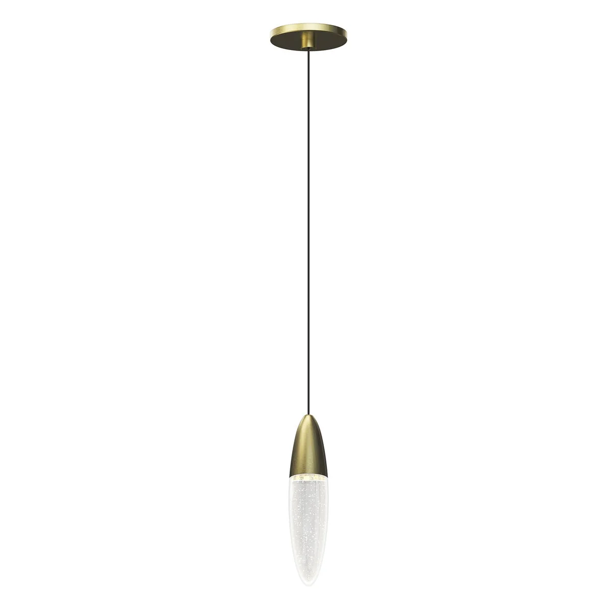 Sonneman Sultana Satin Brass 2.5W X 11H Pendant