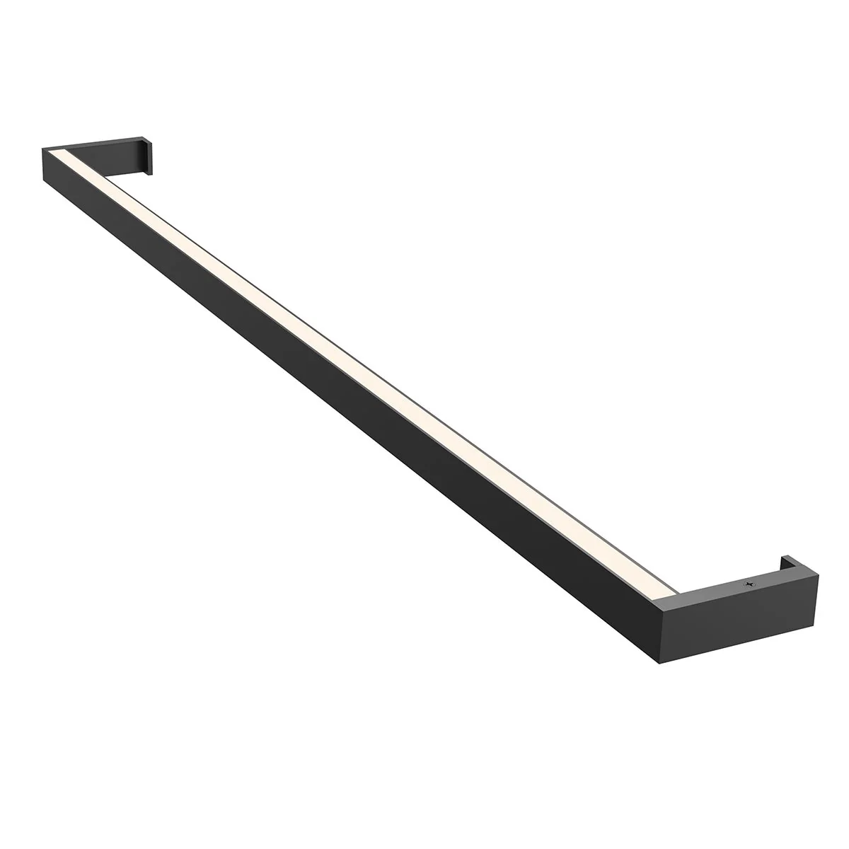 Sonneman Thin-Line Satin Black 36W X 1H Wall Sconce